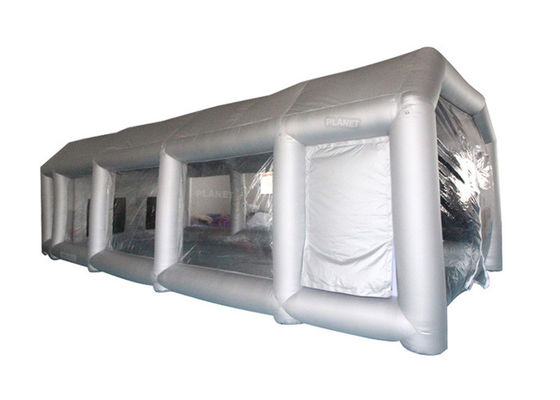 6x4x3m beständige silberne aufblasbare Auto-Spray-Stand-Malerei-UVstation für Auto-Malerei