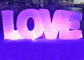 Heiratende aufblasbare Beleuchtungs-Dekorations-Liebe führte Buchstabe-Ballon für Stadium