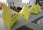 1.2m gelbe Planen-aufblasbare Dreieck-Boje mit kundenspezifischem Logo