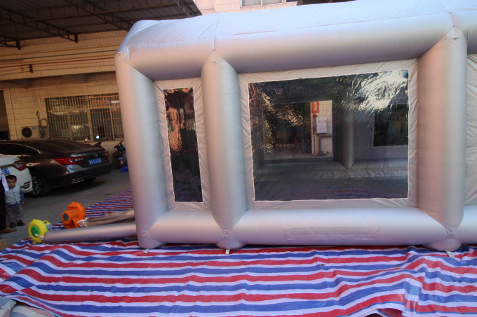 Hochwertige tragbare aufblasbare Spritzkabine Zelt Oxford aufblasbare Kabine Lackierkabine für Autos 5