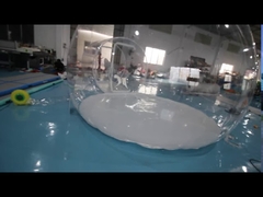 Weißes Doppelzimmer aufblasbares Campingzelt aus PVC-Plattenmaterial