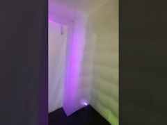 LED-Licht Aufblasbares quadratisches Werbezelt für Yoga-Übungen