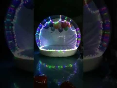 3 Meter Dia aufblasbare Schneekugel Fotostand mit Blasen