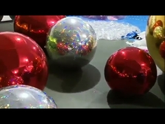 1.2m 1,8m aufblasbarer Spiegelballon mit Logo-Druck für Werbung