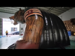 Großer Aufblaser aufblasbarer Helm Tunnel Maskot Fußballspiel Start Eingang