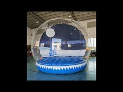 Kundengebundene klare aufblasbare Schnee-Kugel-riesige Explosions-Schnee-Kugel im Freien