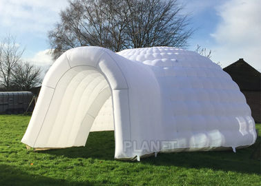 Einfaches aufblasbares Iglu-Zelt, weißes aufblasbares Hauben-Zelt CER/UL Zertifikat