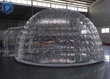 Transparentes aufblasbares Hauben-Zelt im Freien für bewegliches Hotel/klares Iglu-Zelt