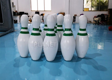 CER-PVC-Planen-stellten aufblasbare Bowlingspiel-Stifte Spiel mit Zorb-Ball ein