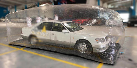 Transparente Blase 18-Unze-aufblasbare Automobil-Kapsel