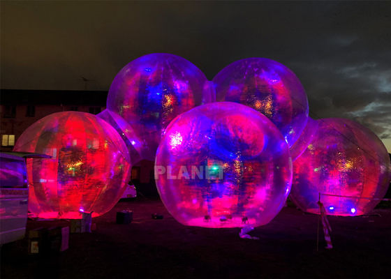 Handels-PVC blenden ausländische aufblasbare Beleuchtung des Ballon-LED
