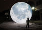 Riesige Beleuchtungs-aufblasbare Mond-Kugel 6 M Durchmesser PLL - lange Lebensdauer 145