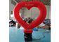 Heiratsdekor-roter aufblasbarer Werbungsballon mit Licht