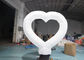 Liebes-Herz-Ballon 190T 3m weißer Erdleitung aufblasbarer