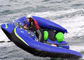 3.6x2.4m PVC-Wasser-Spielgeräte spielen aufblasbaren fliegenden Mantarochen/Towable Wasser-Sport-Drachen-Rohr