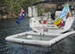 Sondergröße-Farbfreizeit-sich hin- und herbewegender Ozean-aufblasbarer Seequallen-Swimmingpool mit Netz für Yacht/Boot