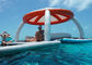 Wasser-Spielgeräte-aufblasbare sich hin- und herbewegende Plattform-aufblasbares Wasser-sich hin- und herbewegende Insel mit Zelt für Freizeit